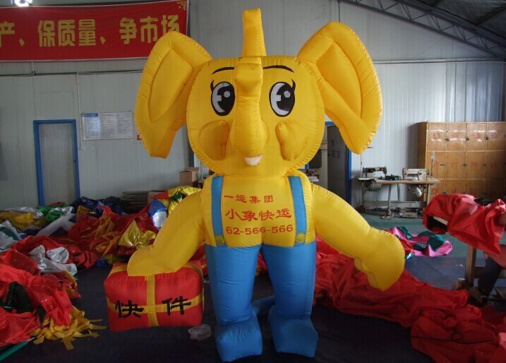 福泉大象充气卡通气模